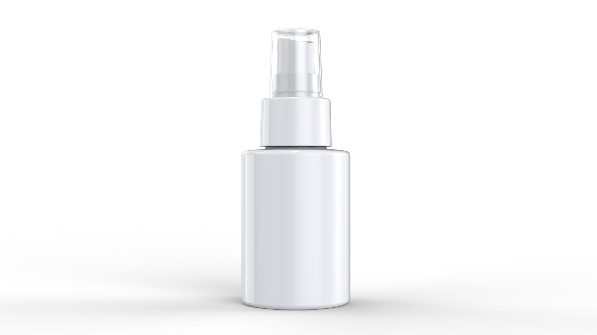 Cosmetic Container 01 Small Size 3D model_7