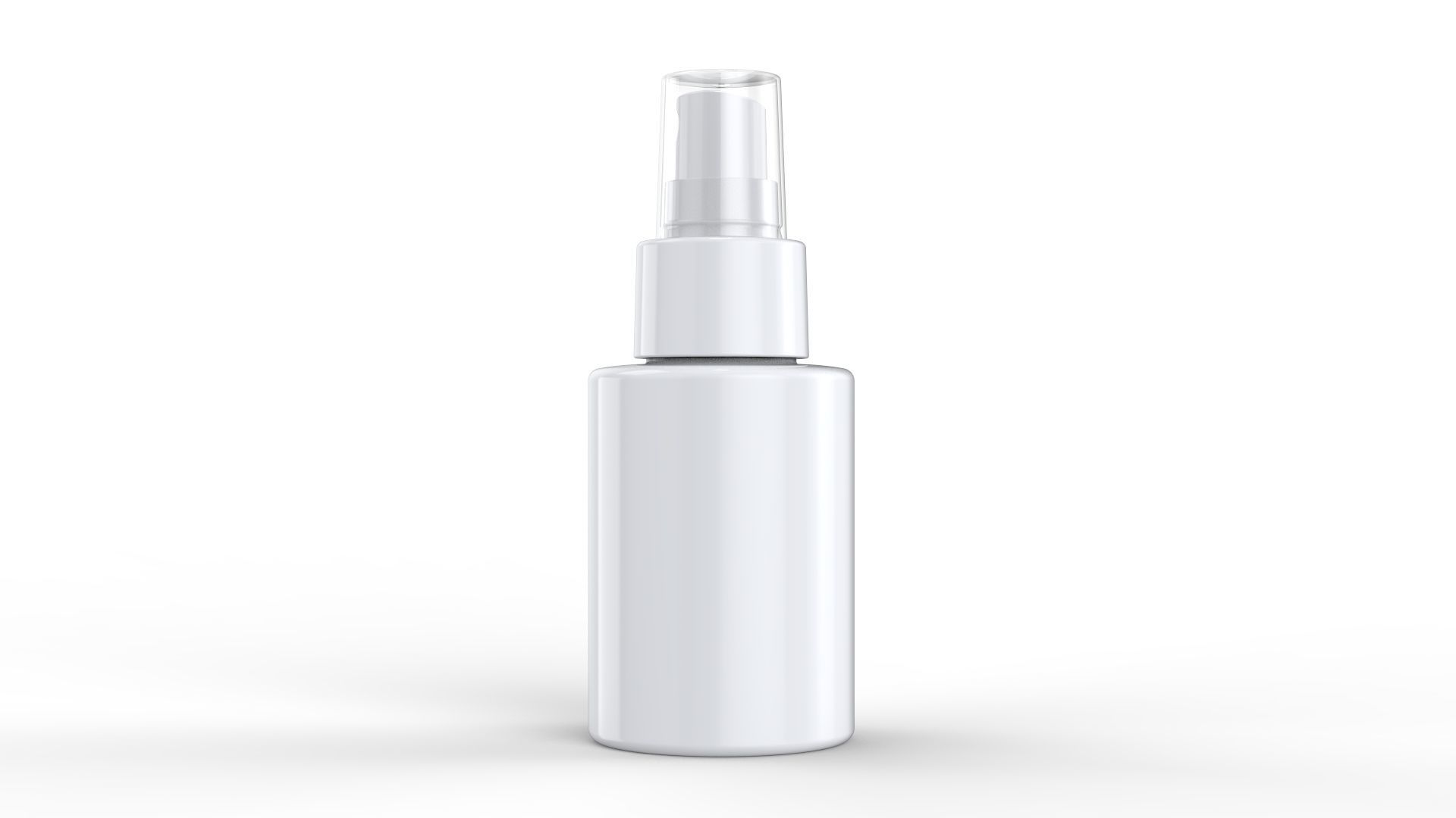 Cosmetic Container 01 Small Size 3D model_6