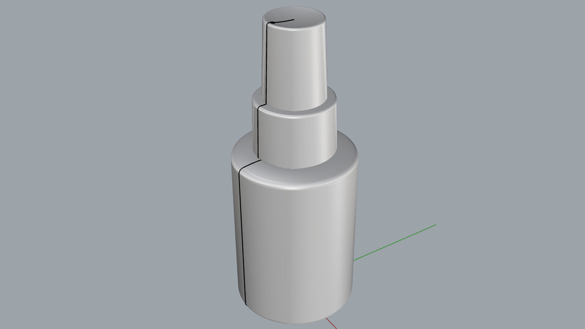 Cosmetic Container 01 Small Size 3D model_14