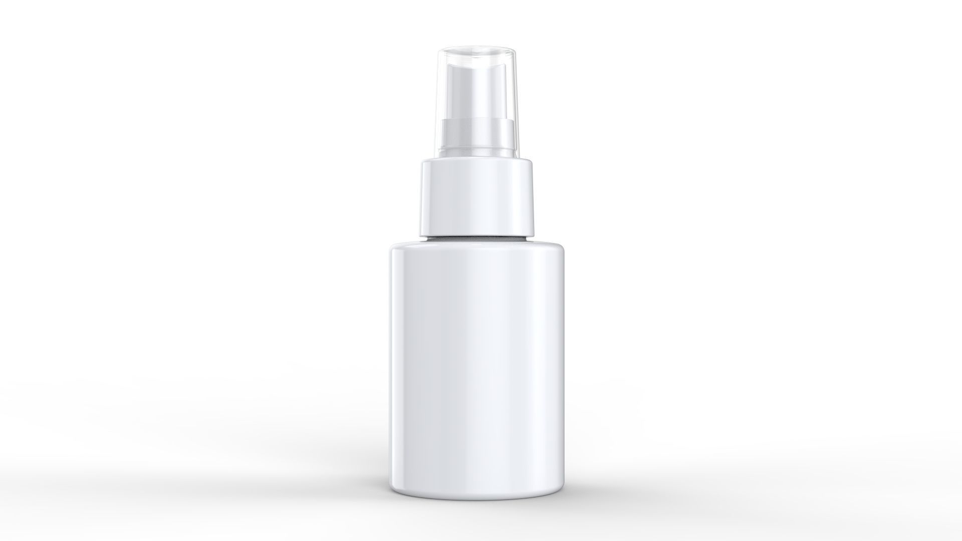 Cosmetic Container 01 Small Size 3D model_8