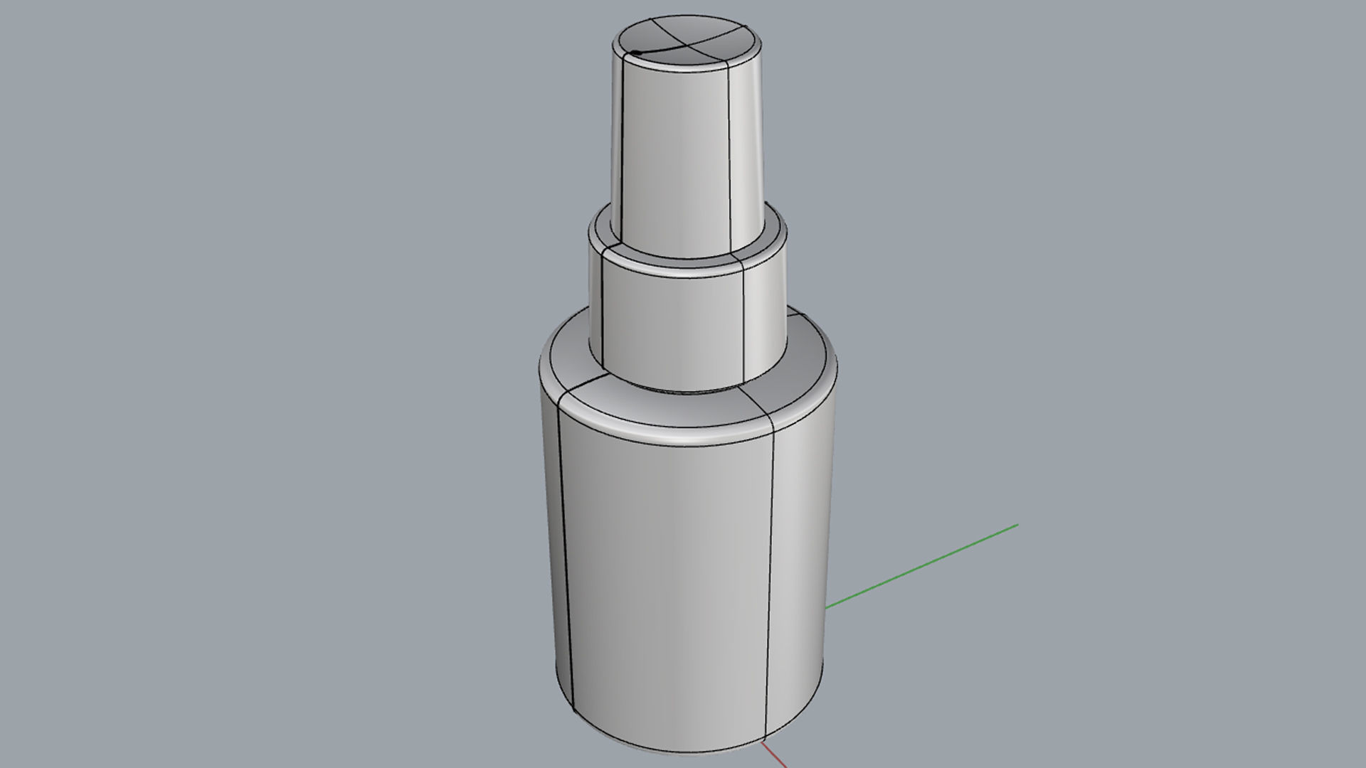 Cosmetic Container 01 Small Size 3D model_13