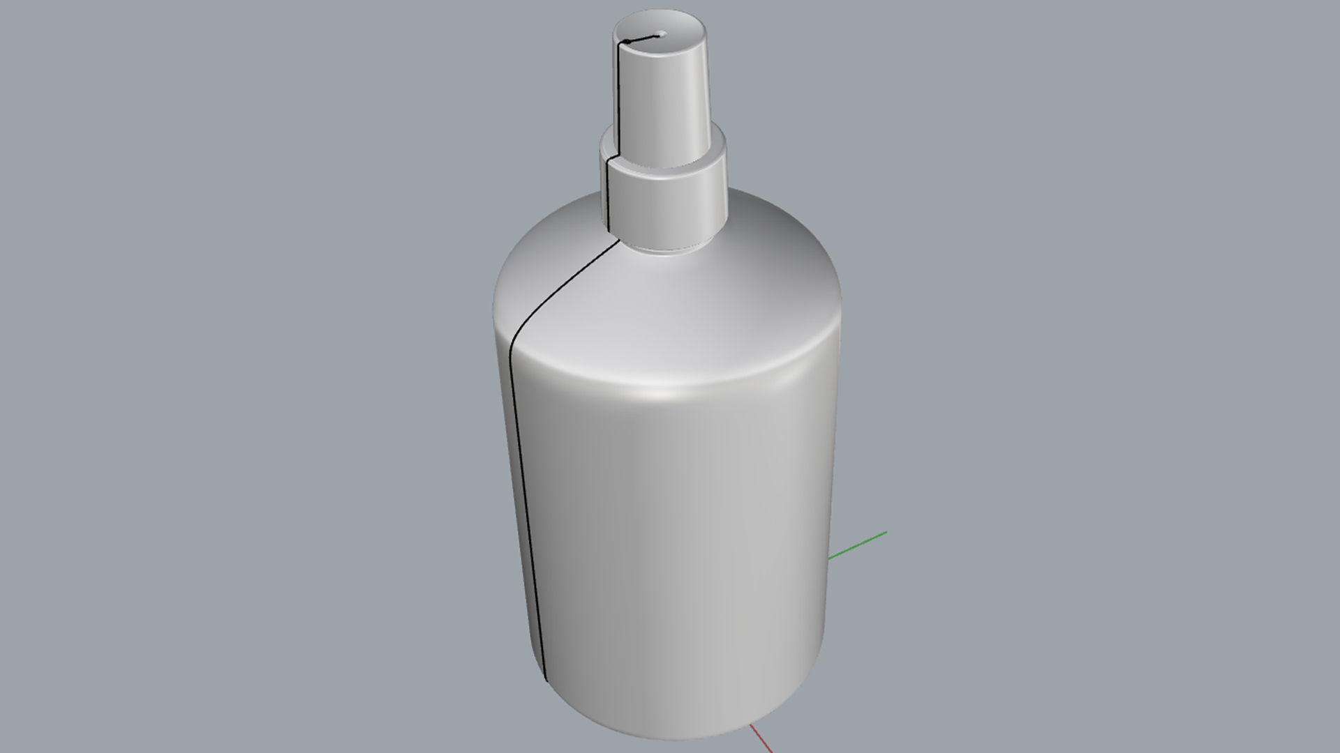Cosmetic Container 02 Large Size 3D model_13