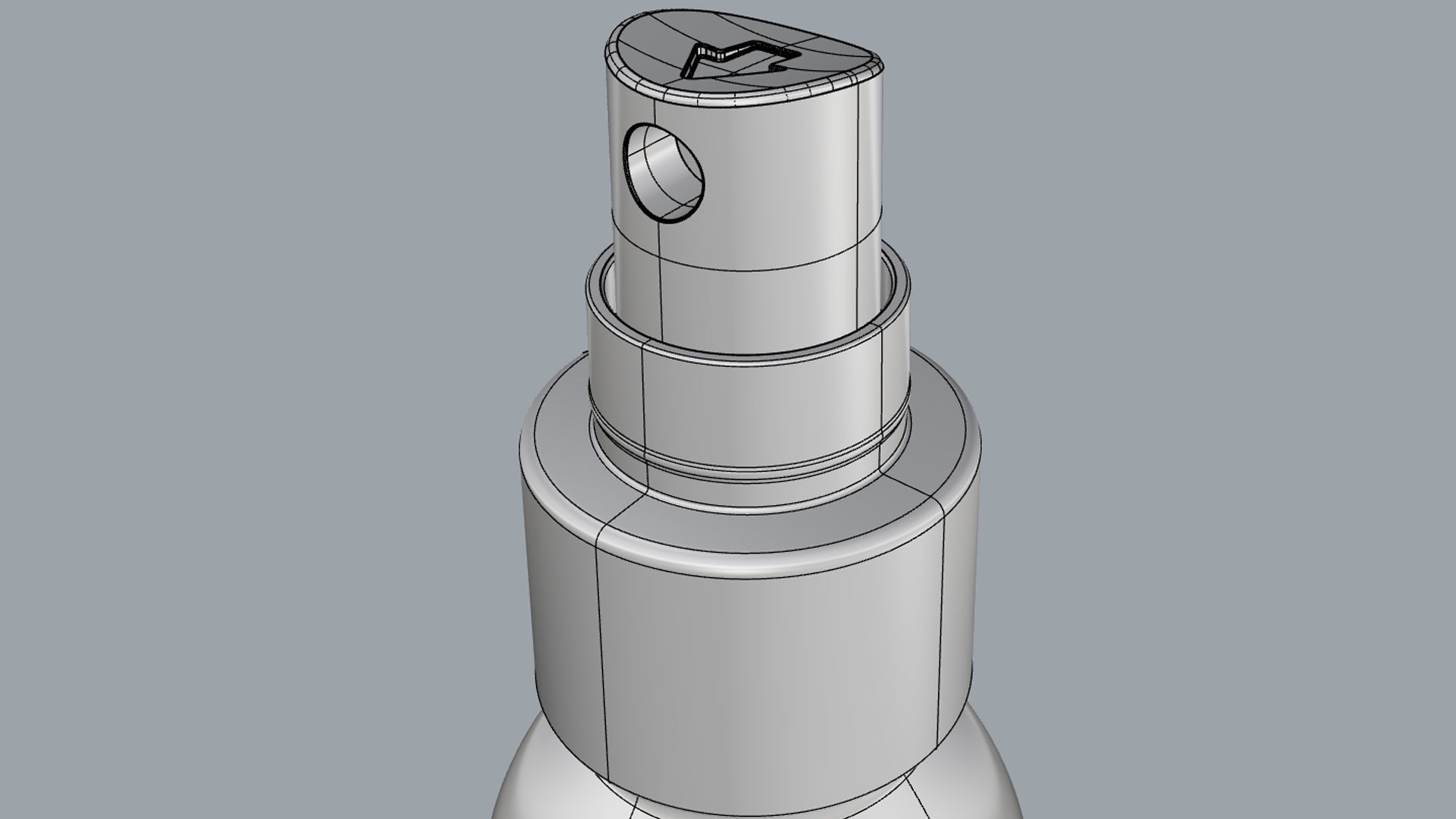 Cosmetic Container 02 Small Size 3D model_17