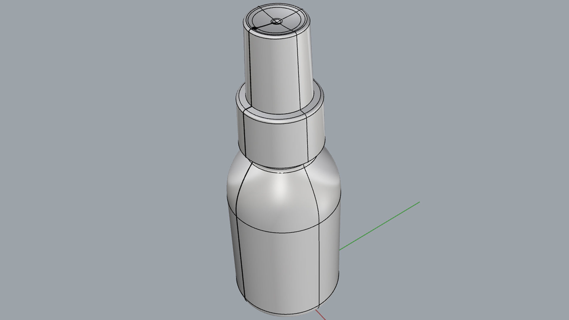 Cosmetic Container 02 Small Size 3D model_12