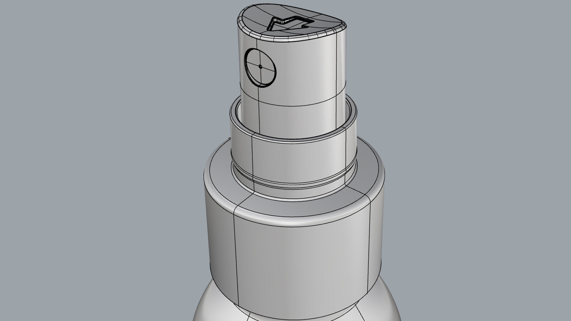 Cosmetic Container 02 Small Size 3D model_16