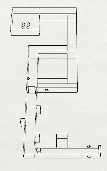 Floorplan 1 floor plan for kitchen 3D model_1