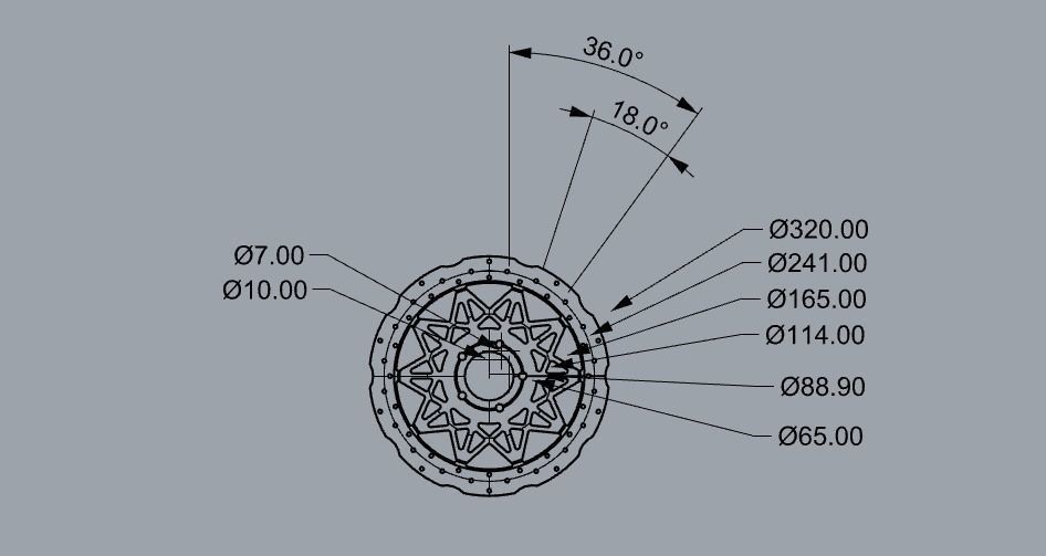 Freio disco 3D print model_3