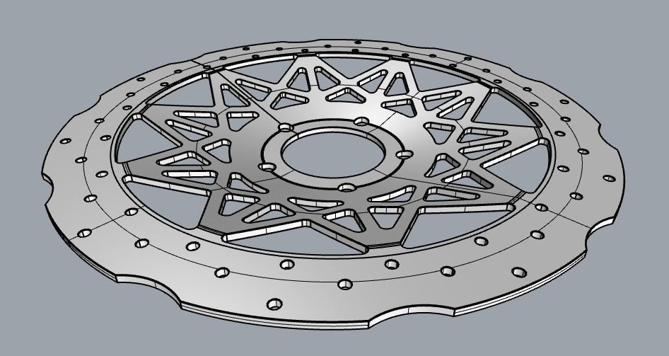 Freio disco 3D print model_4