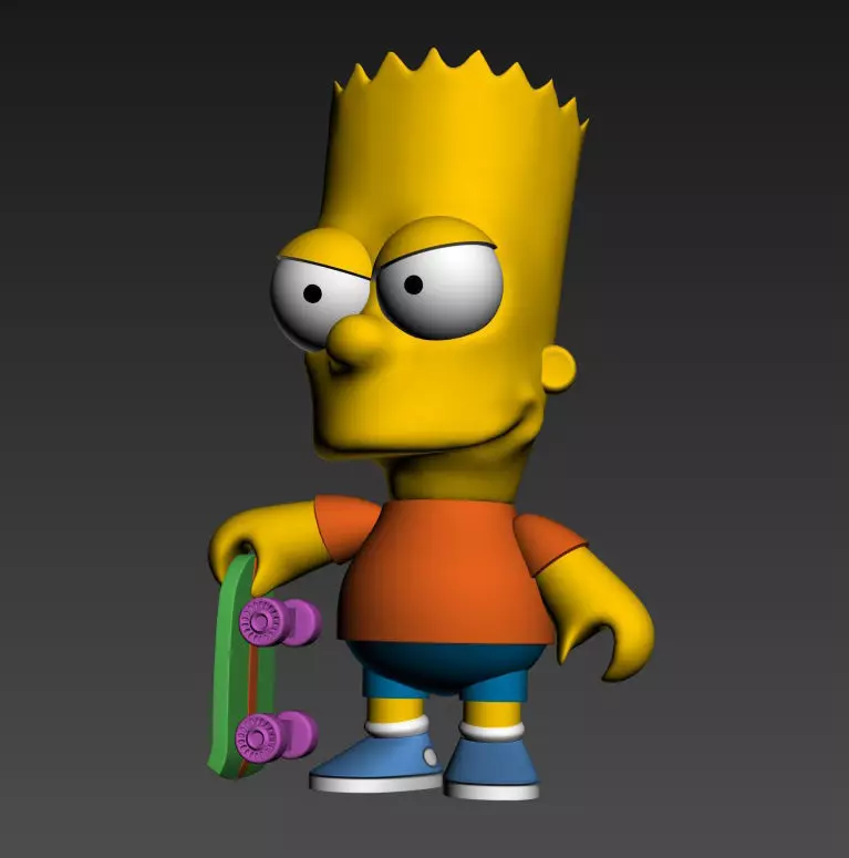 BART SIMPSON CHIBI 3D print model