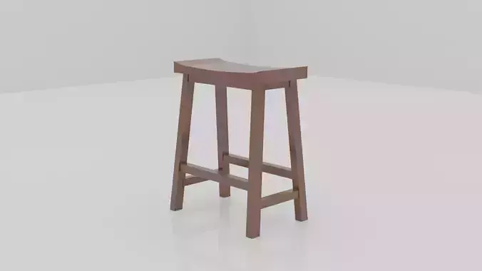 Chair wooden bar stool