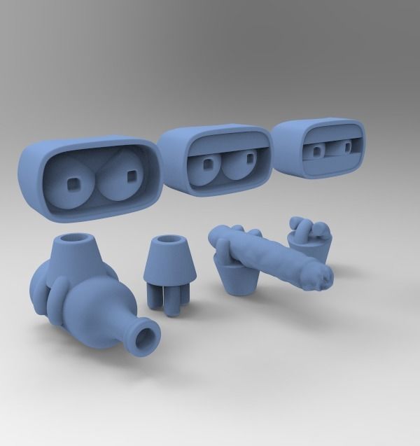 BENDER B RODRIGUEZ FUTURAMA 3D print model_2