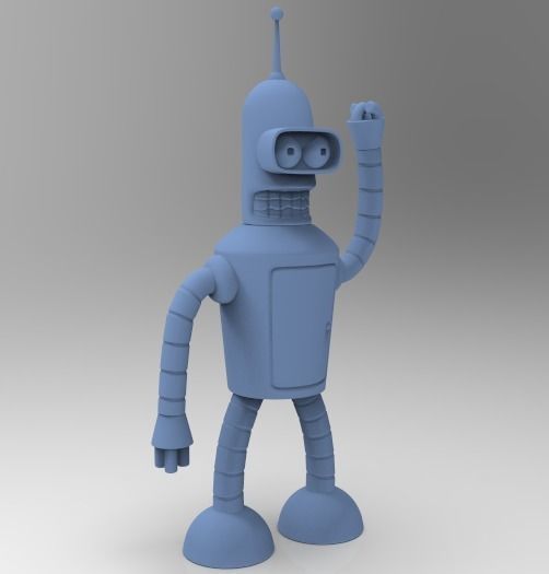 BENDER B RODRIGUEZ FUTURAMA 3D print model_1