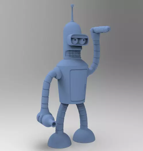 BENDER B RODRIGUEZ FUTURAMA 3D print model_0
