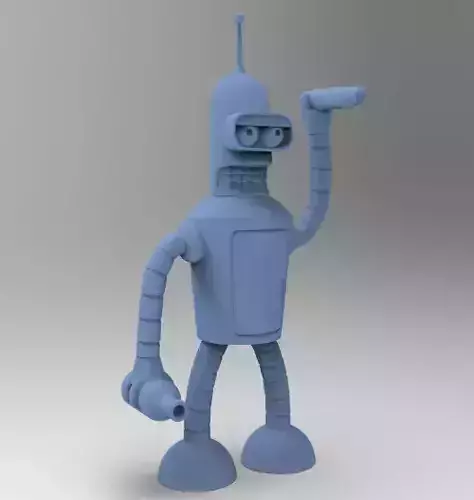 BENDER B RODRIGUEZ FUTURAMA 3D print model