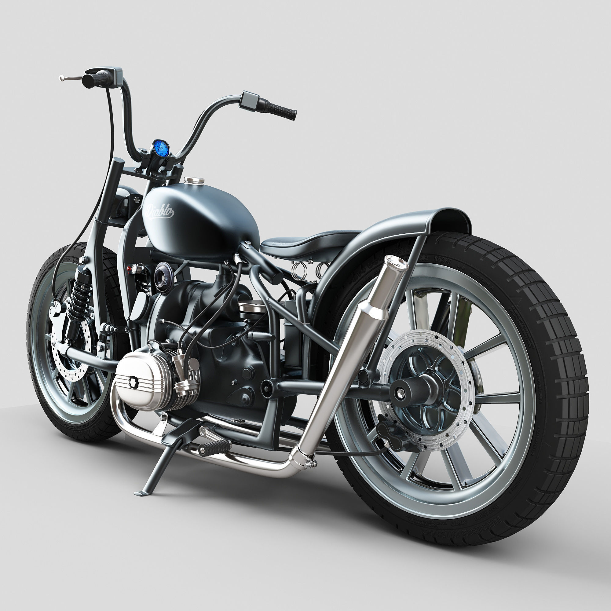 Motorcycle diablo 3D model CGTrader