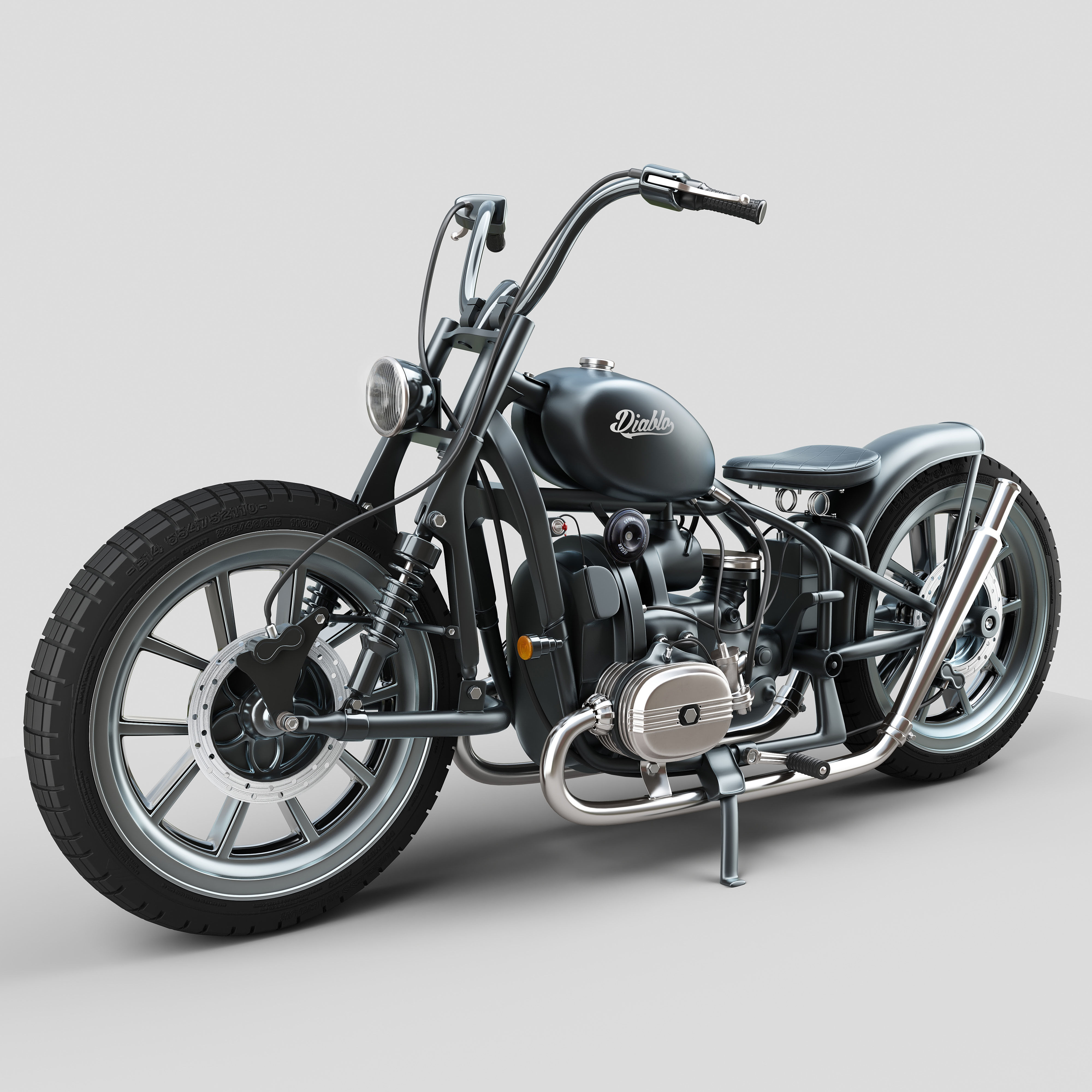 Motorcycle diablo 3D model CGTrader