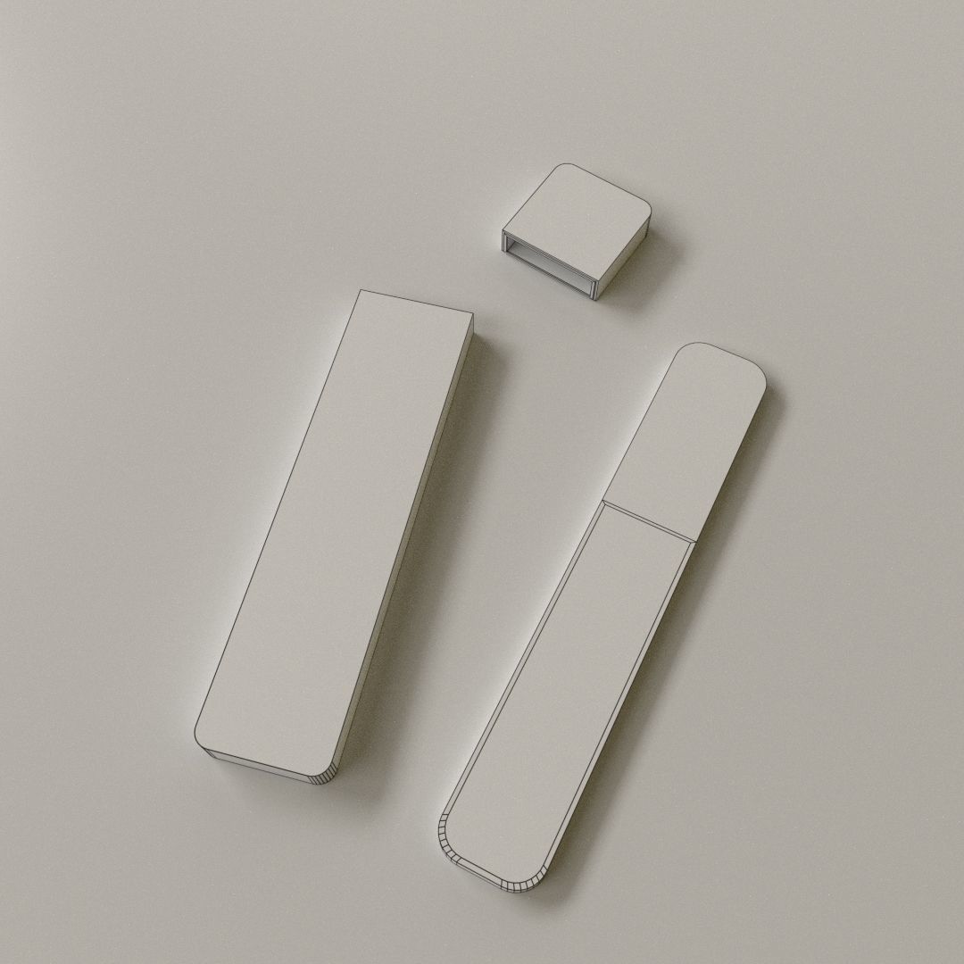 Nail File 3D model_4