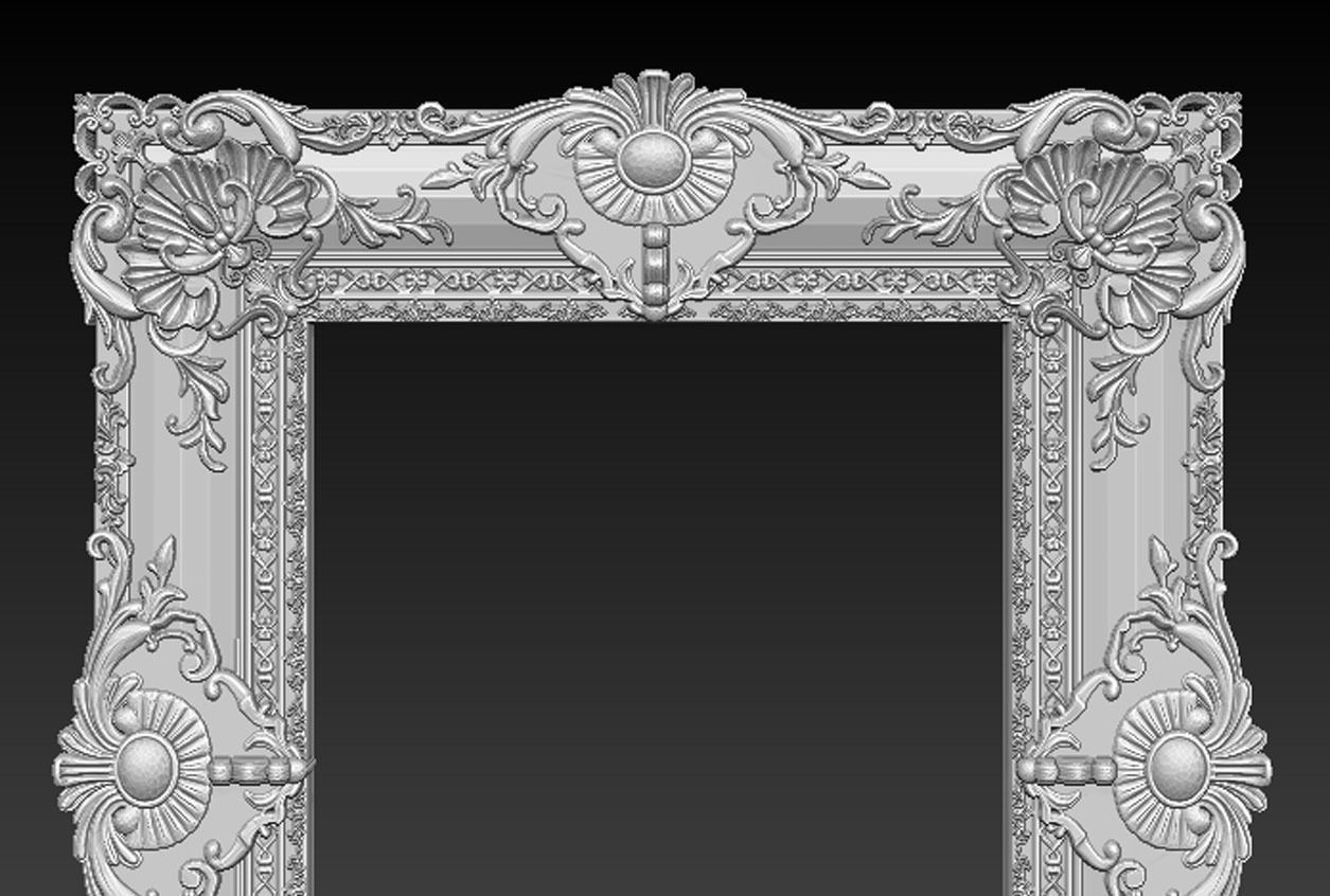 Frame Relief 9 3D Model 3D print model_5