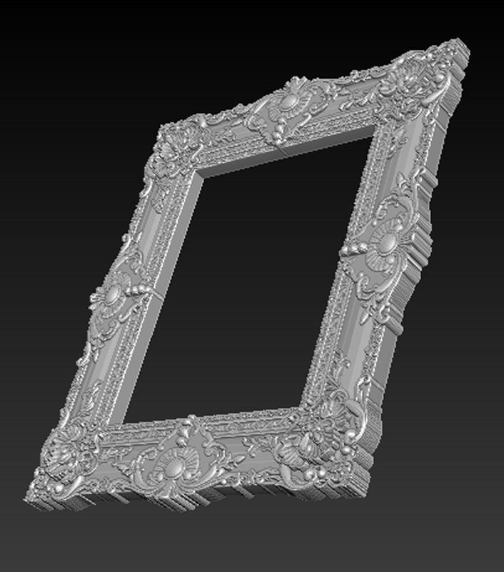Frame Relief 9 3D Model 3D print model_4