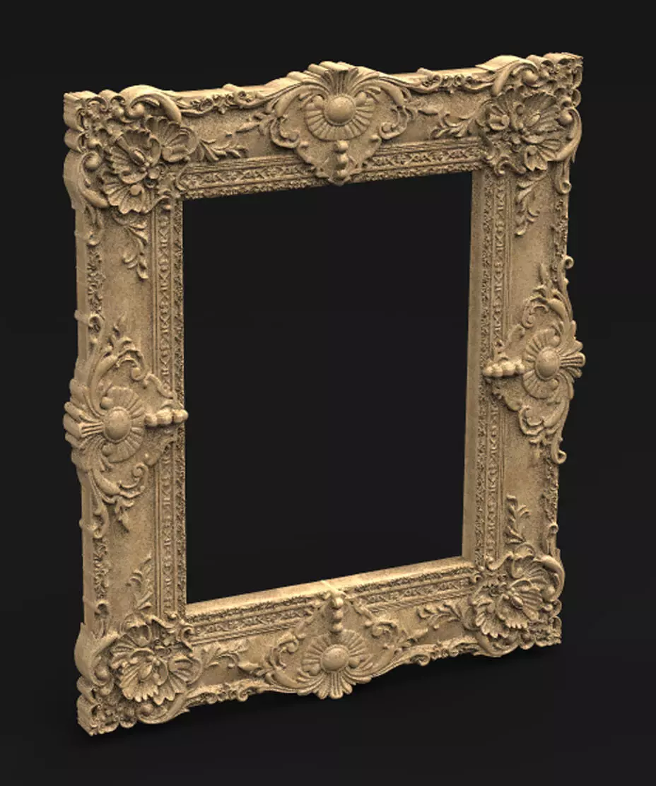 Frame Relief 9 3D Model 3D print model_0