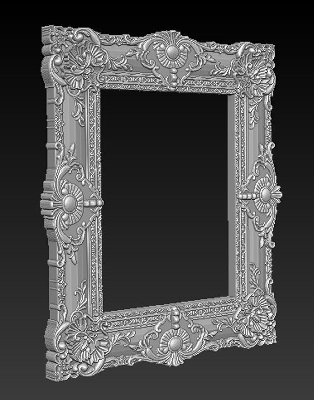 Frame Relief 9 3D Model 3D print model_2