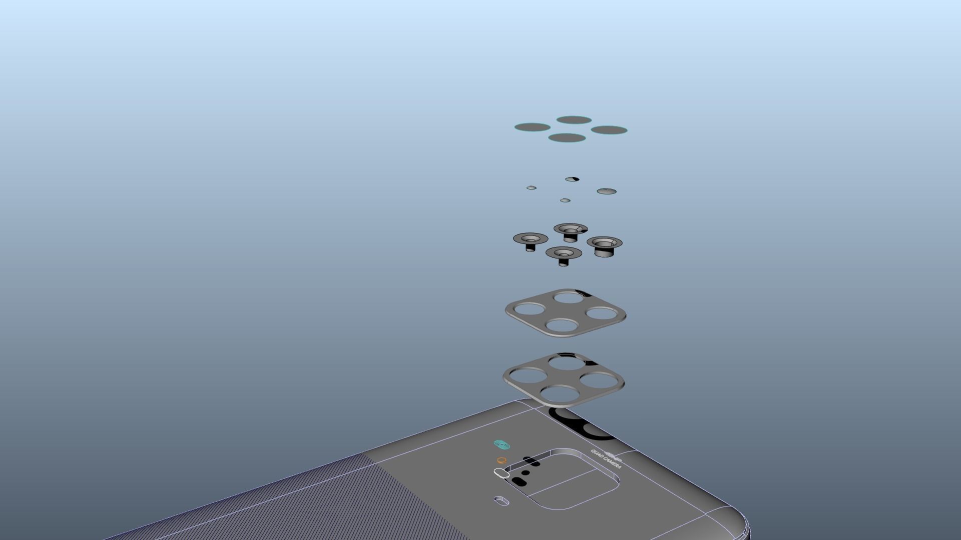 Xiaomi Poco M2 Pro Solid Nurbs 3D model_12