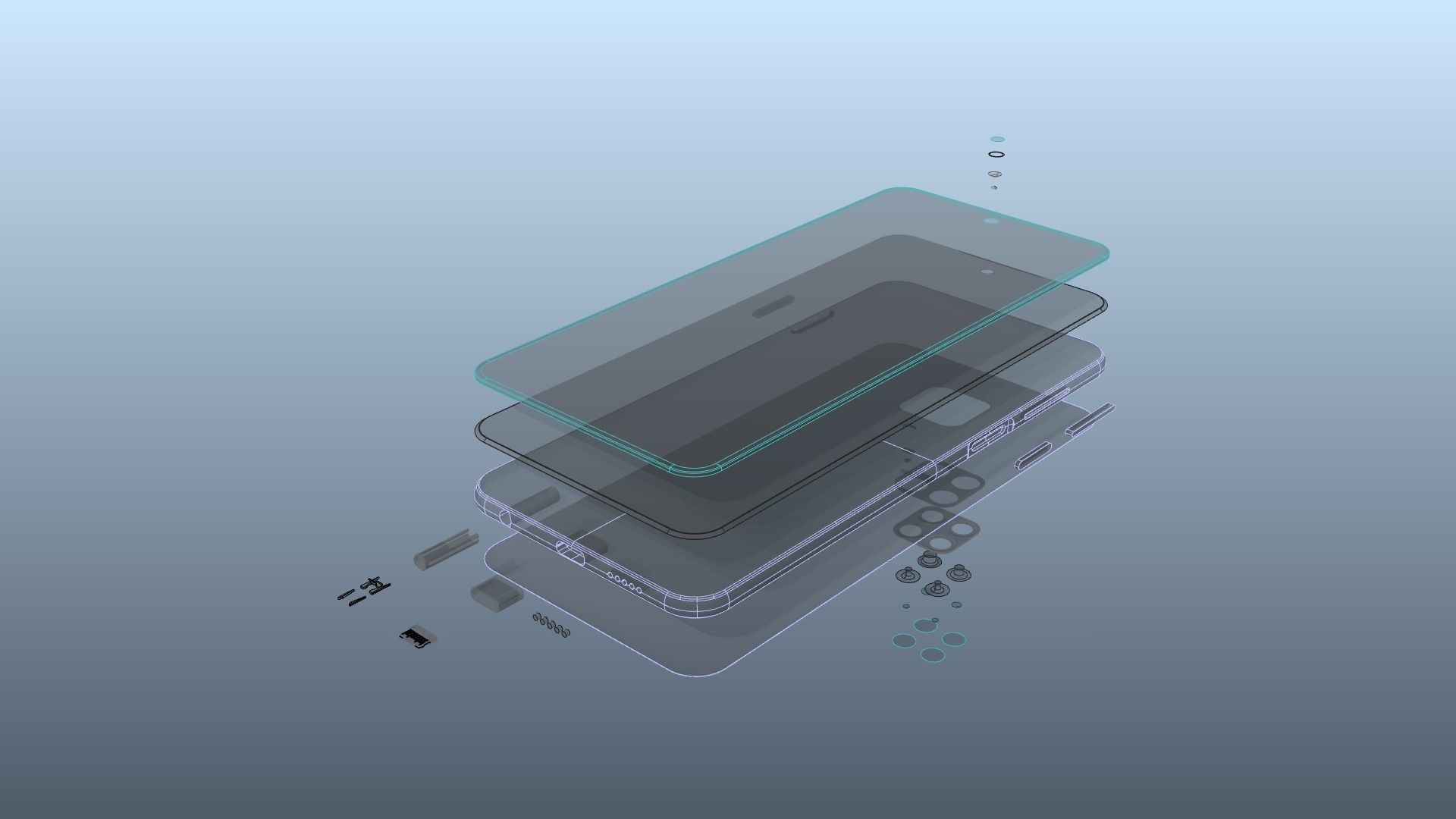 Xiaomi Poco M2 Pro Solid Nurbs 3D model_15