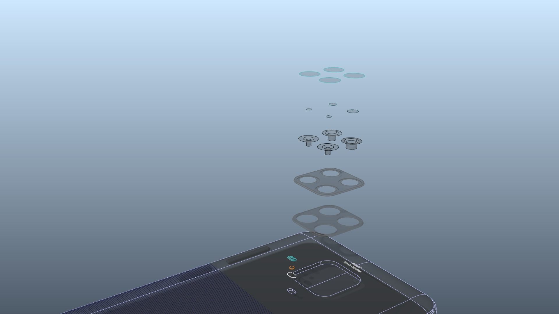 Xiaomi Poco M2 Pro Solid Nurbs 3D model_13