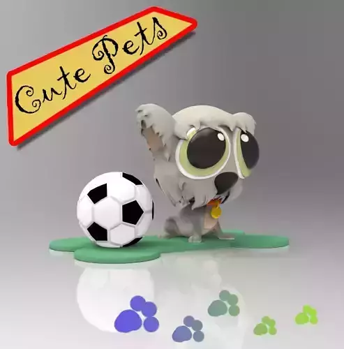 Cute Pets Coleccionables Winter 3D print model