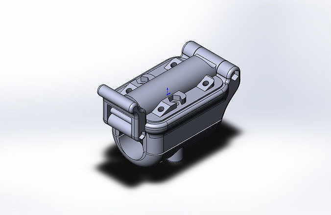 Minelab 600 800 Folding Mechanism for 22mm Instrument 3D print model