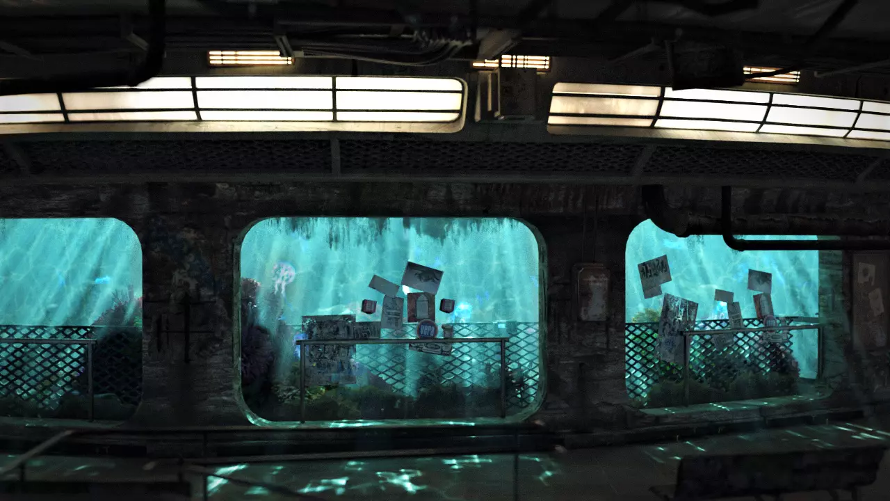Aquarium Blend File Free 3D model