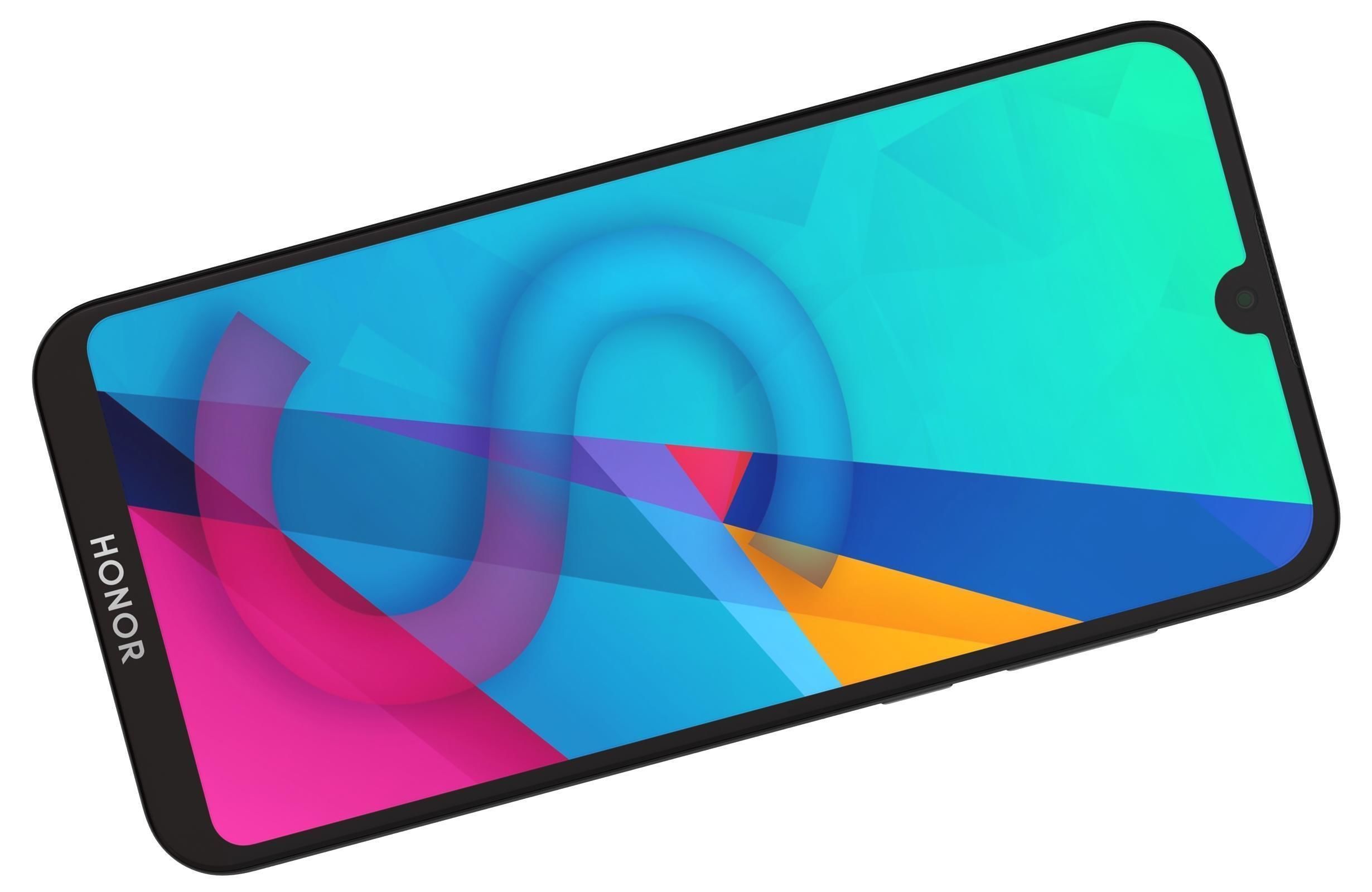 Honor 8S Midnight Black 3D model_8