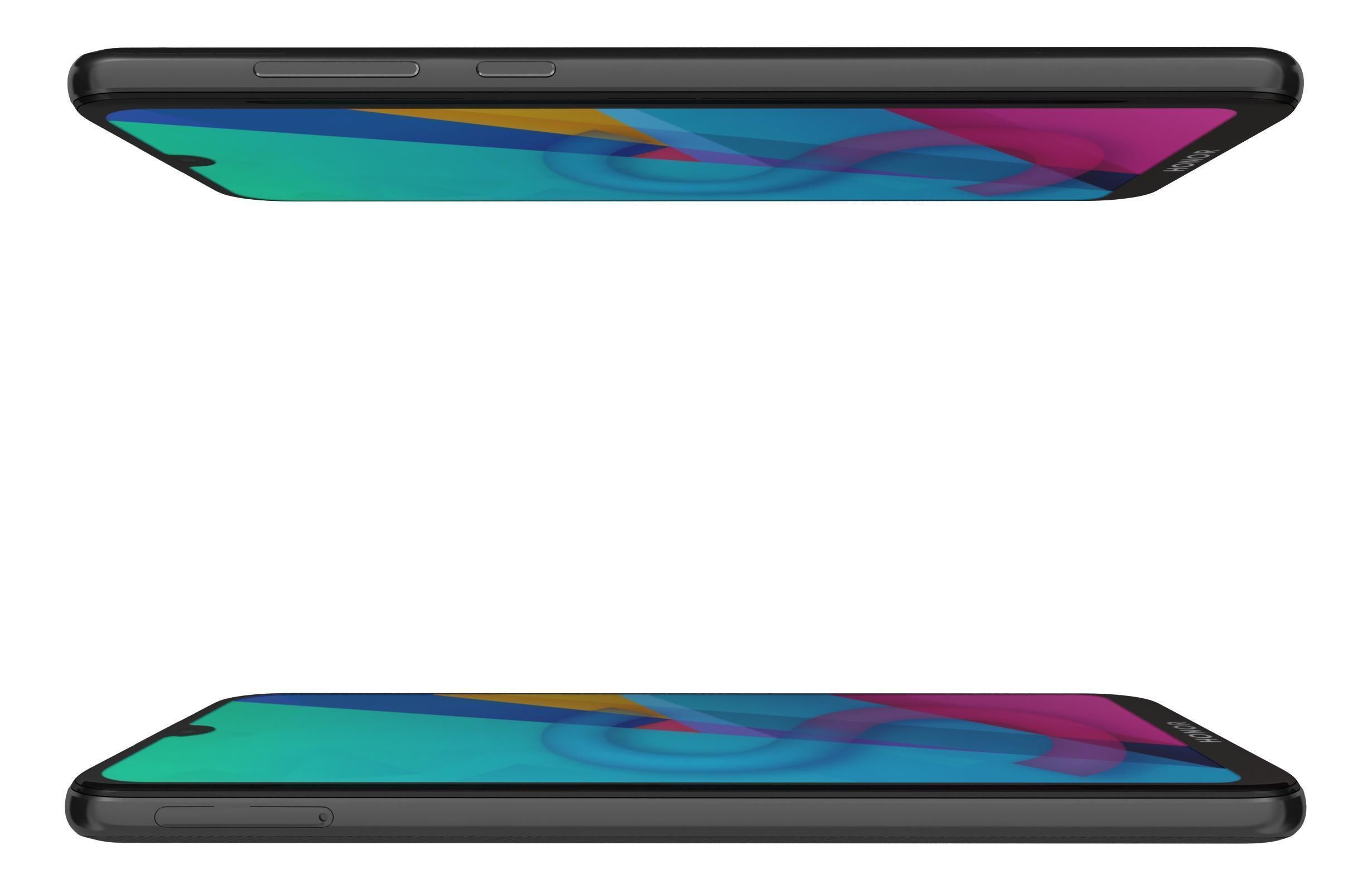 Honor 8S Midnight Black 3D model_7