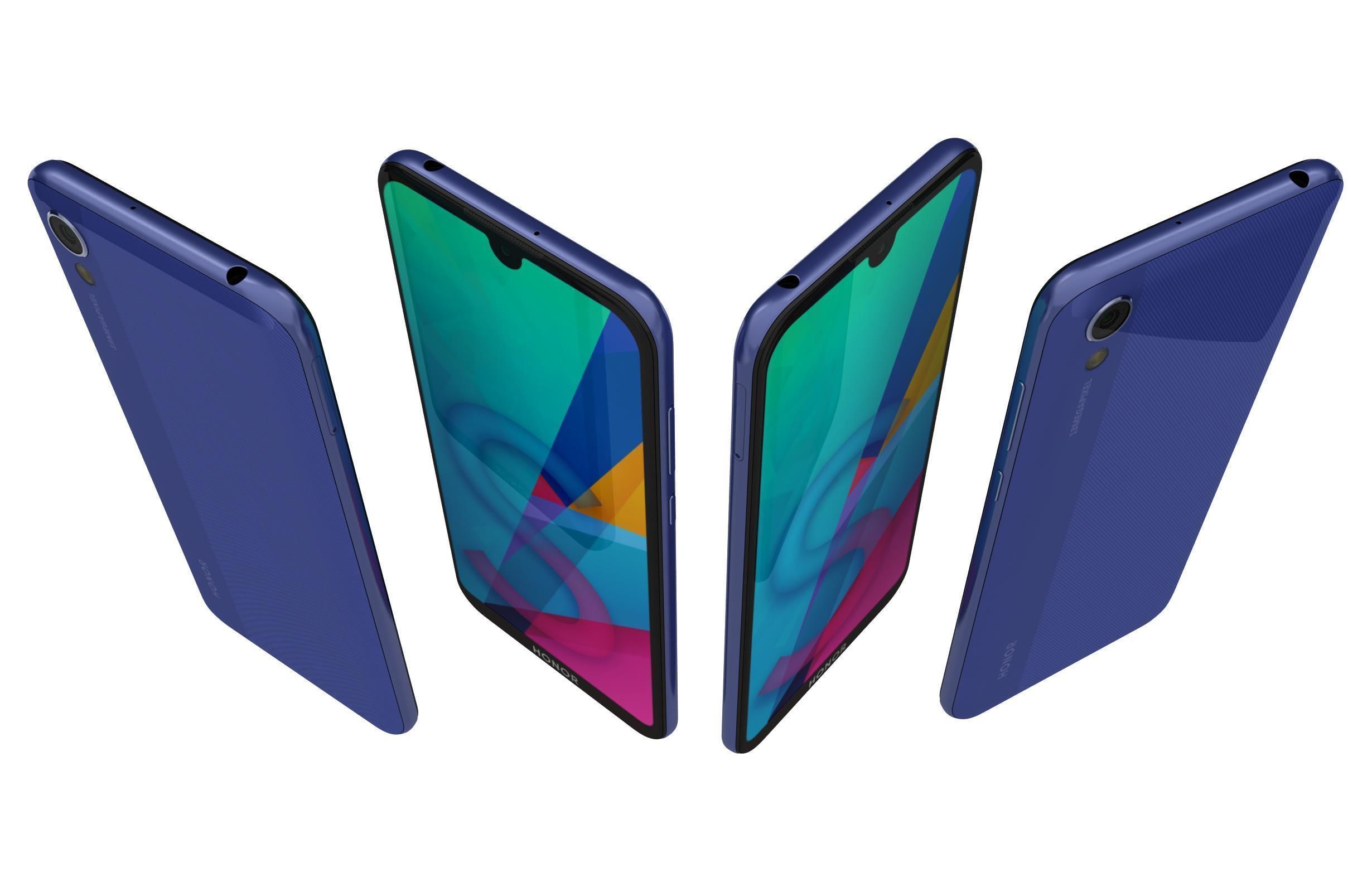 Honor 8S All Colors 3D model_16