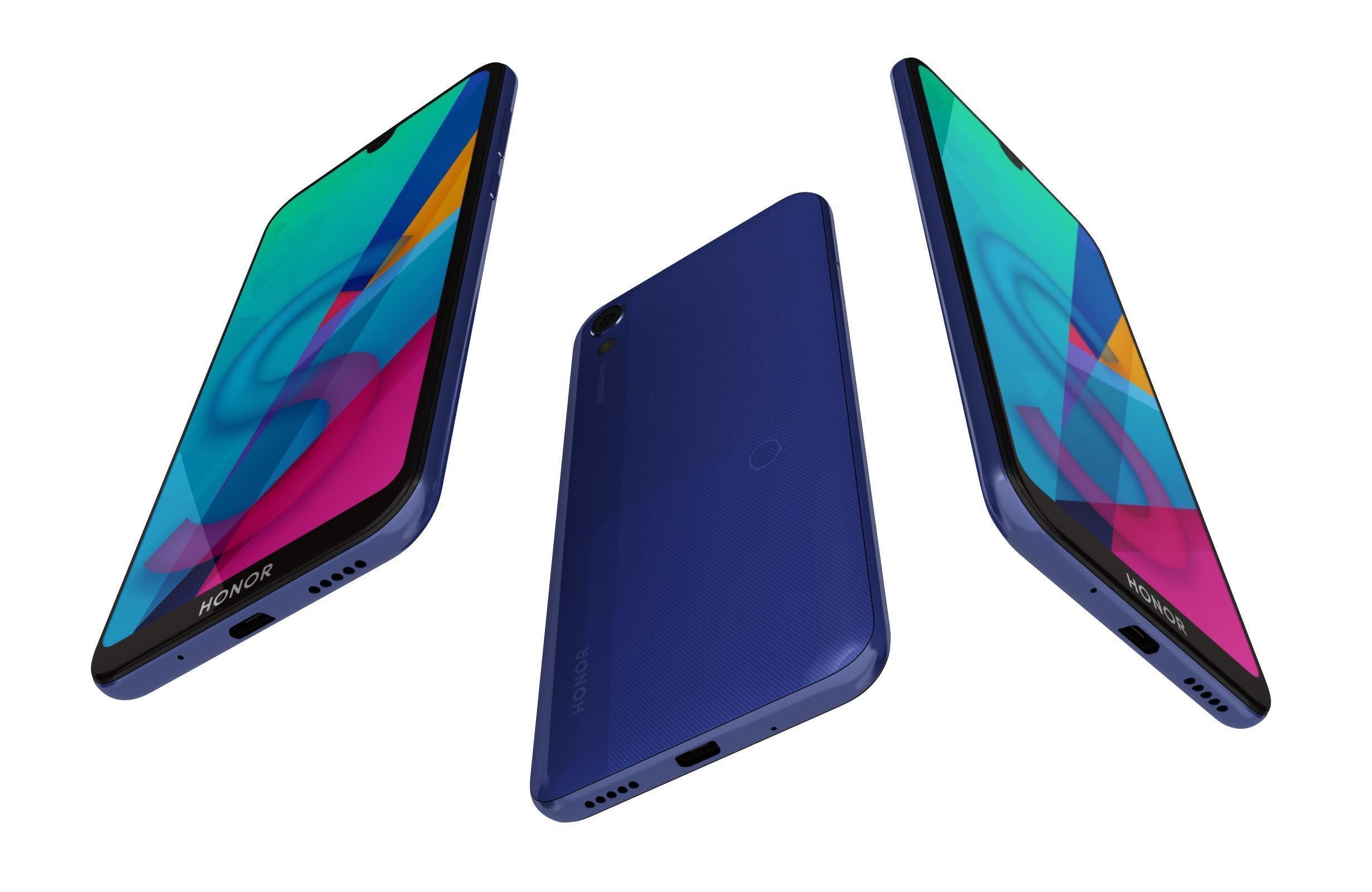 Honor 8S All Colors 3D model_18