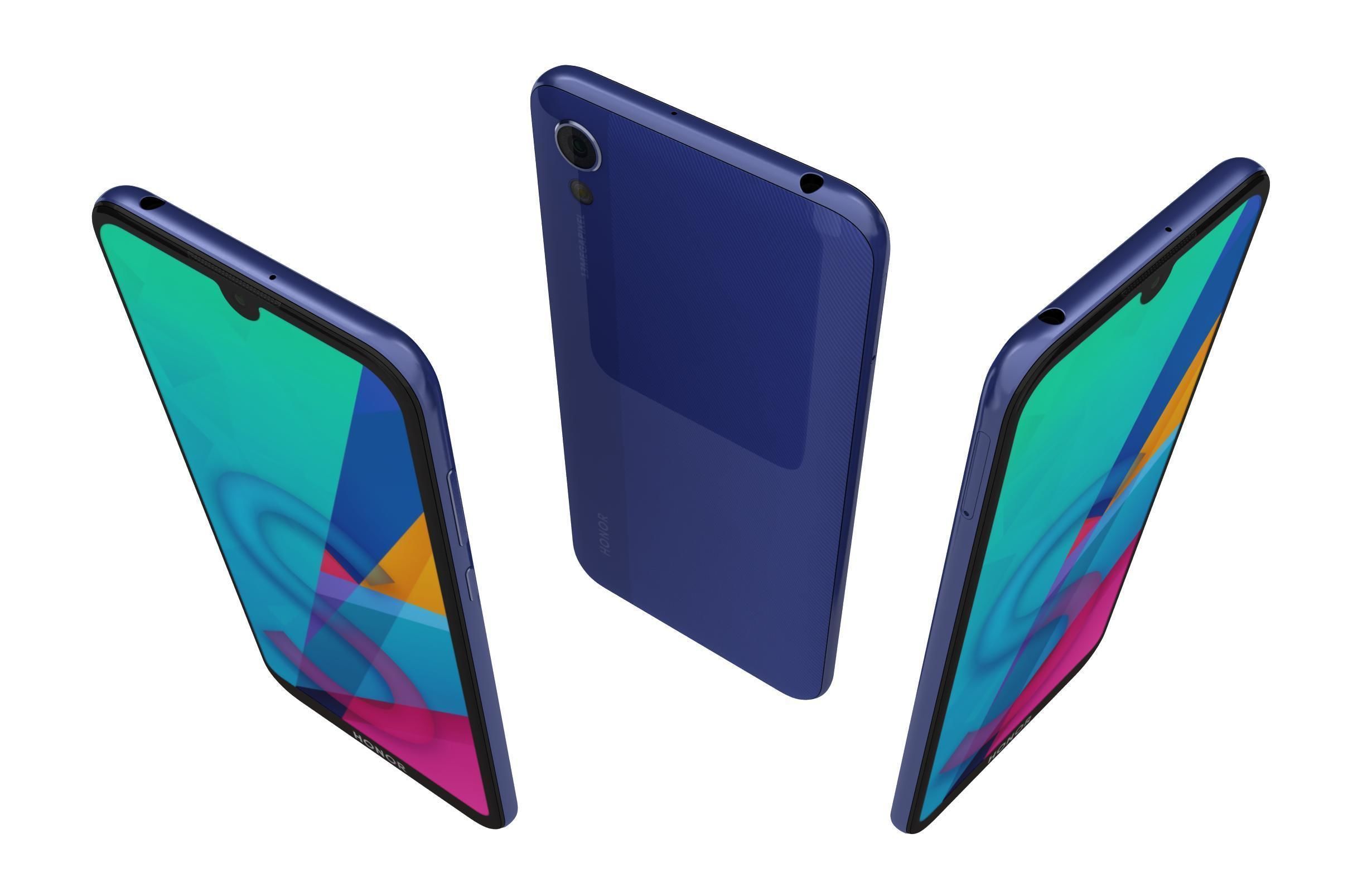 Honor 8S All Colors 3D model_15