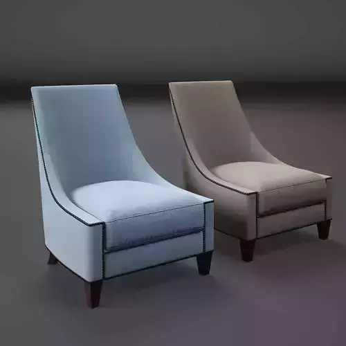 Baker Bel-Air Lounge Chair BKRBA6368 Vray