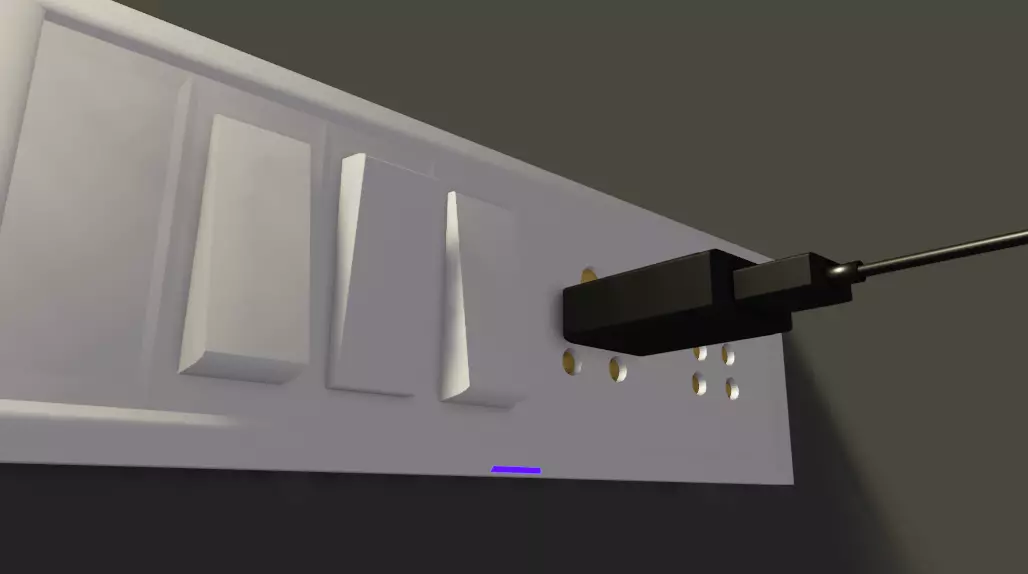 Electric Switch Board and Charger 3D Model free Download Free 3D model