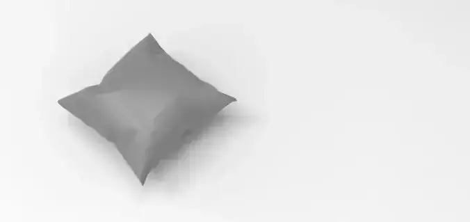 Wicker pillows 3D model