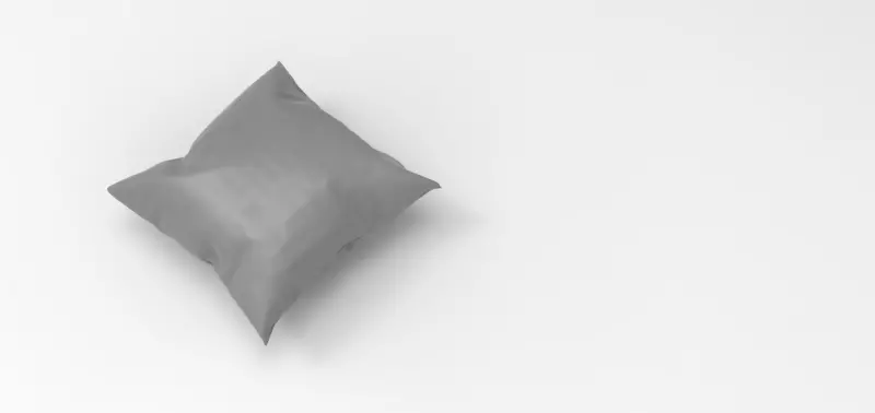 Wicker pillows 3D model Free 3D model