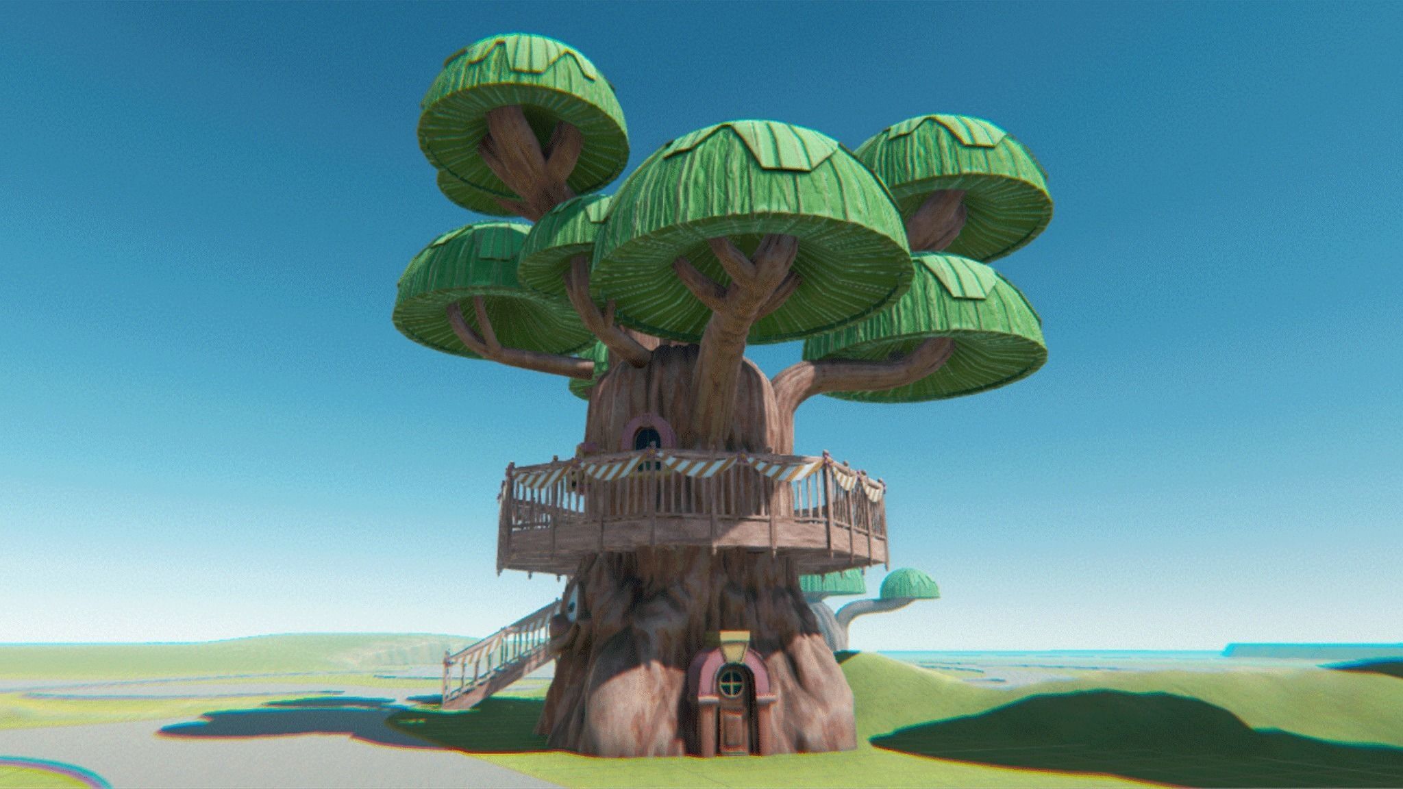 Big tree 3D model_2