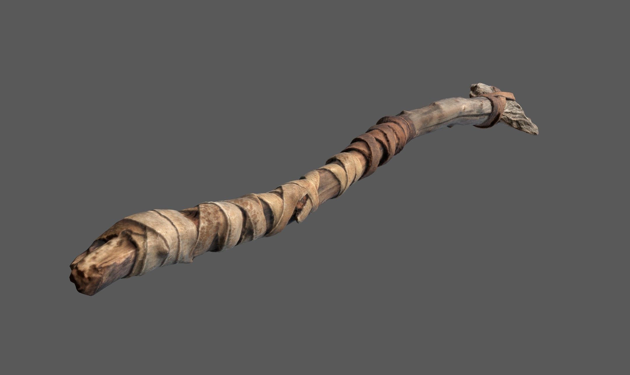 3D Real Primitive Axe Arrow Stone Low-poly 3D model_9