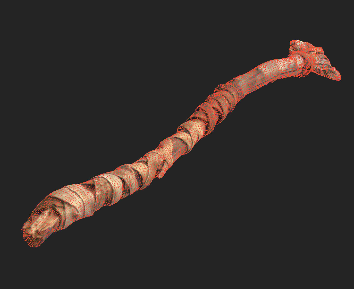 3D Real Primitive Axe Arrow Stone Low-poly 3D model_11