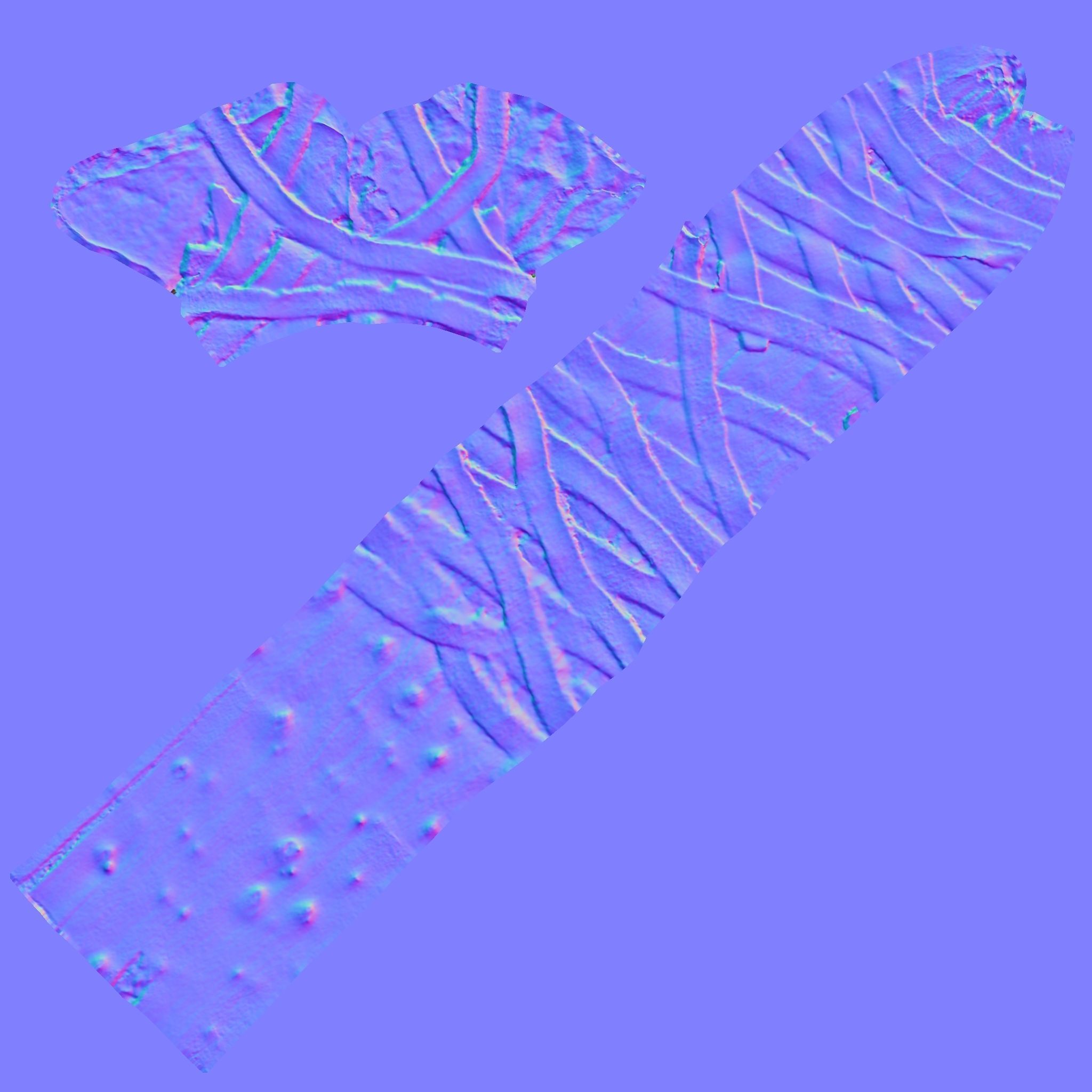 3D Real Primitive Axe Arrow Stone Low-poly 3D model_16