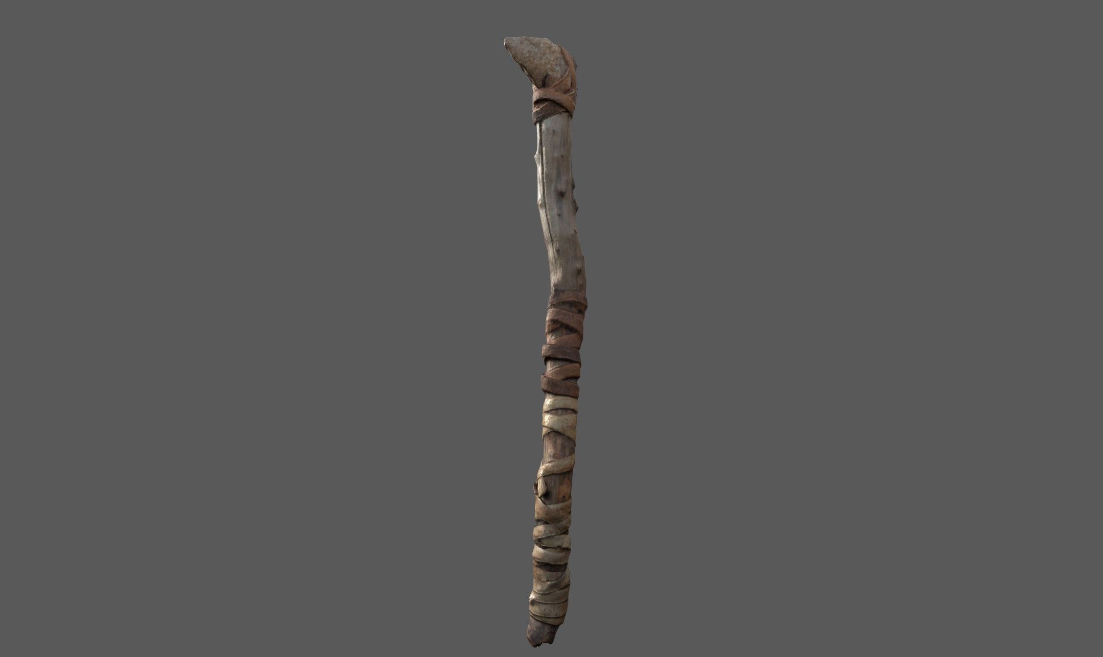 3D Real Primitive Axe Arrow Stone Low-poly 3D model_5