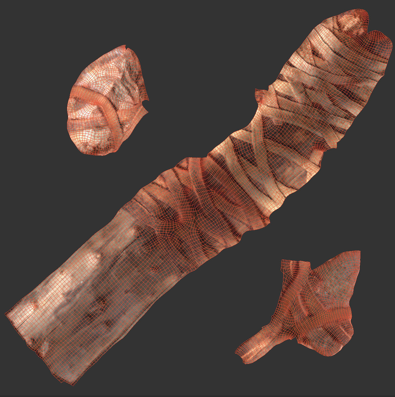 3D Real Primitive Axe Arrow Stone Low-poly 3D model_13