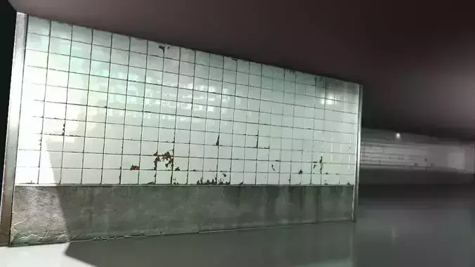 old mosaic wall - VR AR