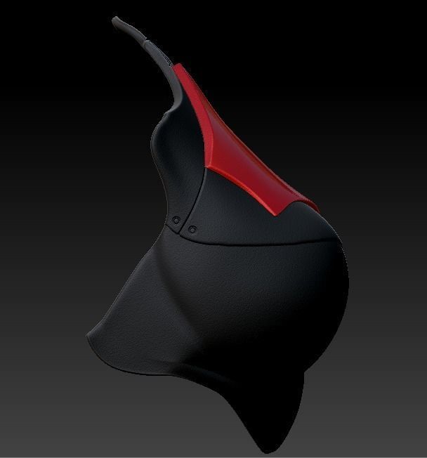 Batgirl Chest plate female armor batman printable 3D print model_6