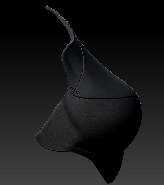 Batgirl Chest plate female armor batman printable 3D print model_5