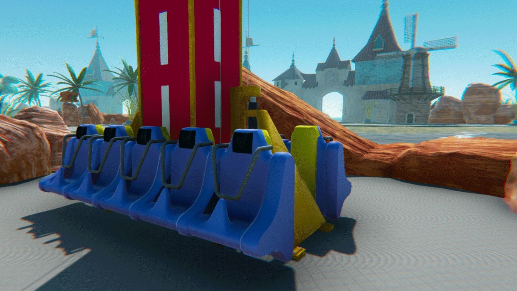 Free fall small 3D model_2